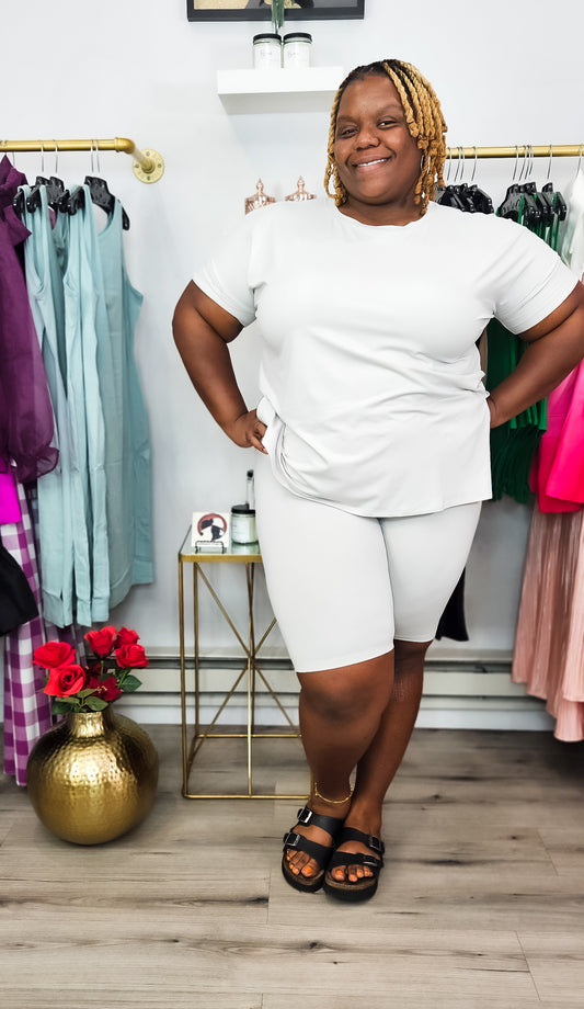 Backyard Flava Top and Shorts Loungewear Set(PLUS)
