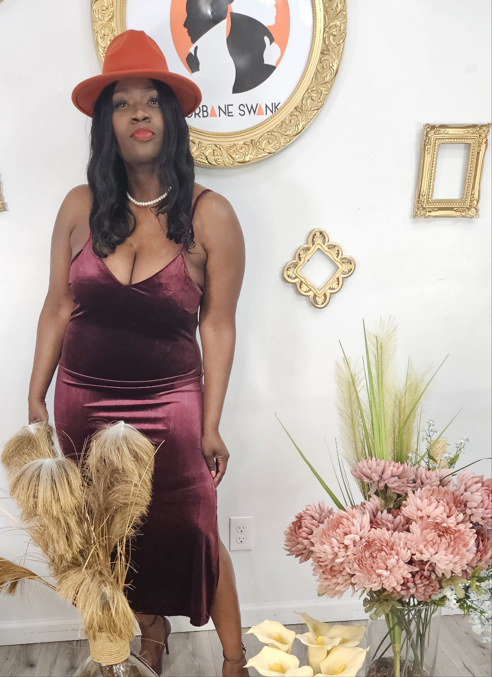 Purrr Velvet Slip Dress