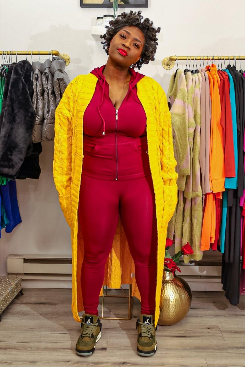 Wind Down Hooded Zip Up Yoga Set