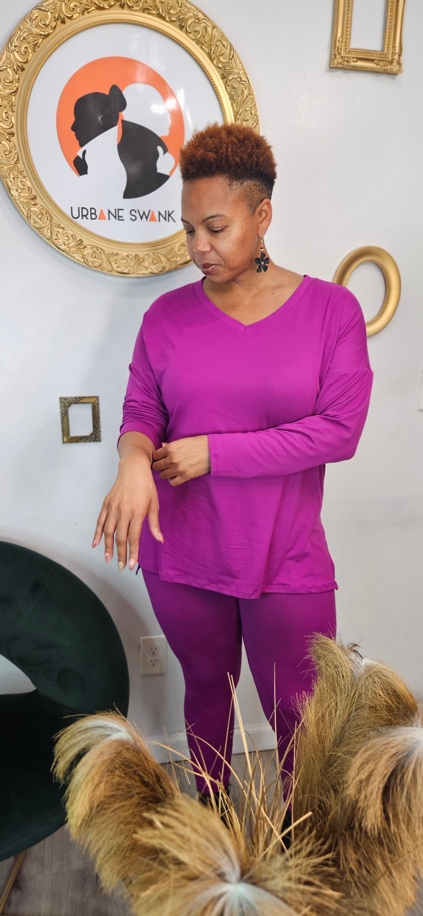 Be Careful With Me Stretch Lounge Set
