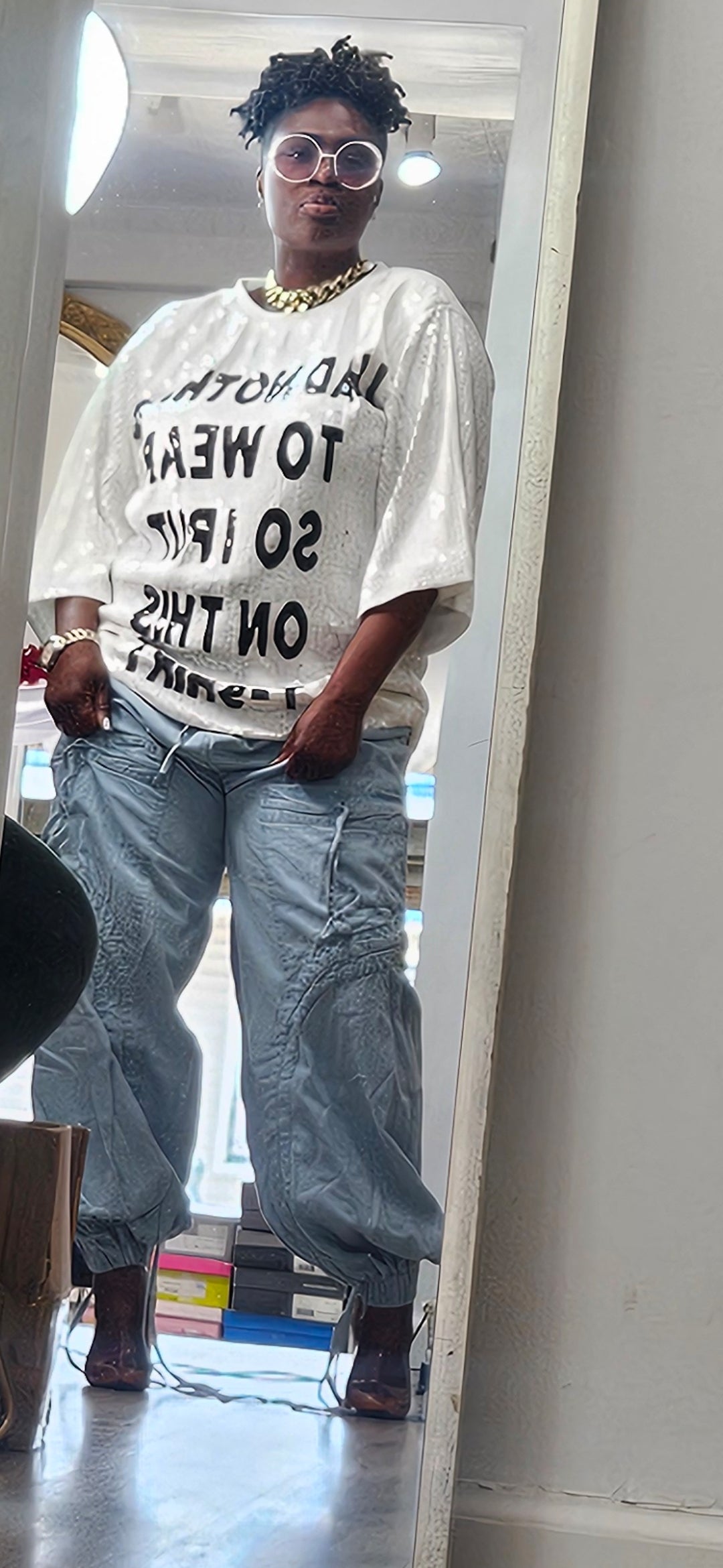 Tony's Drawstring Denim Pant