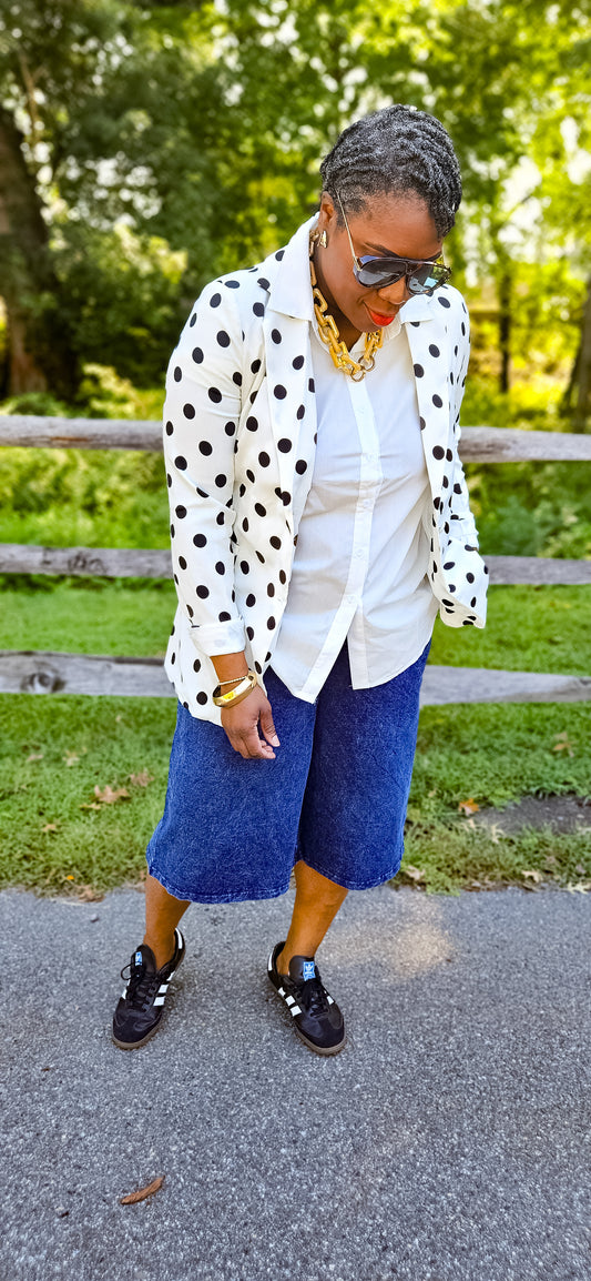 Hokey Pokey Polka Dot Blazer
