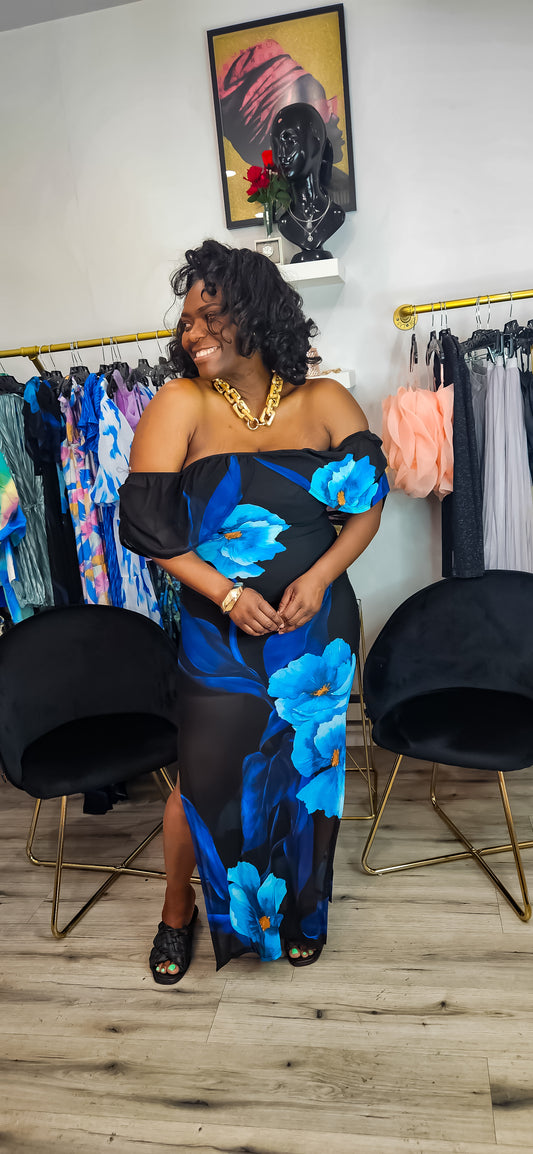 Royal Garden Maxi Dress