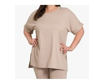 Backyard Flava Top and Shorts Loungewear Set(PLUS)