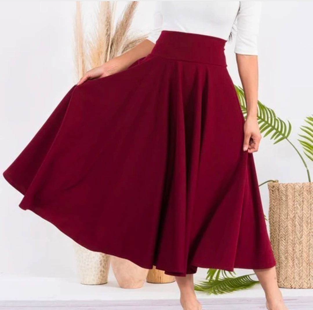 Roni High Waist Maxi Skirt