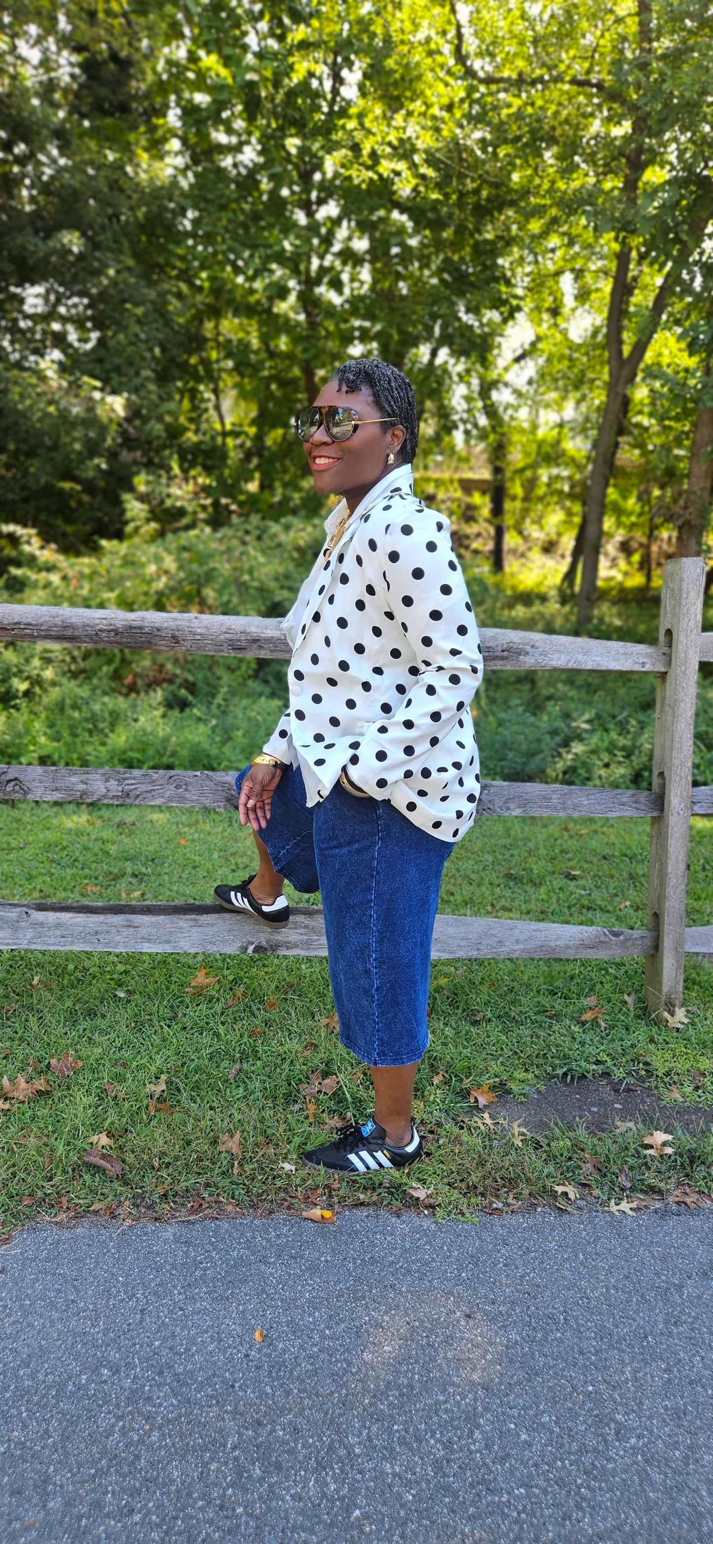 Hokey Pokey Polka Dot Blazer