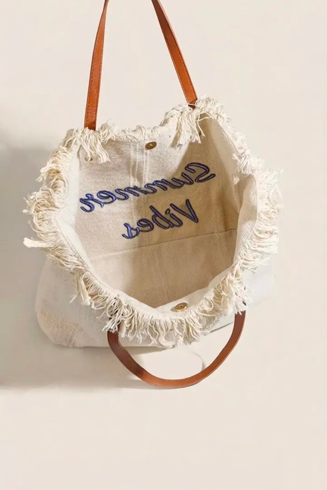 Summer Vibes Canvas Tote Bag