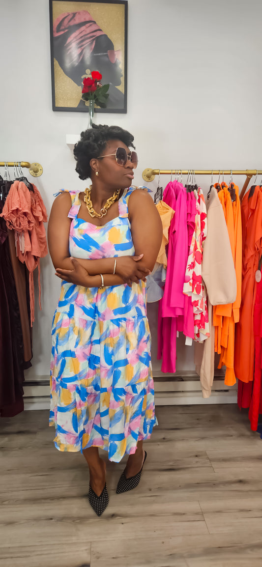 Hanki Panki Tiered  Maxi Dress