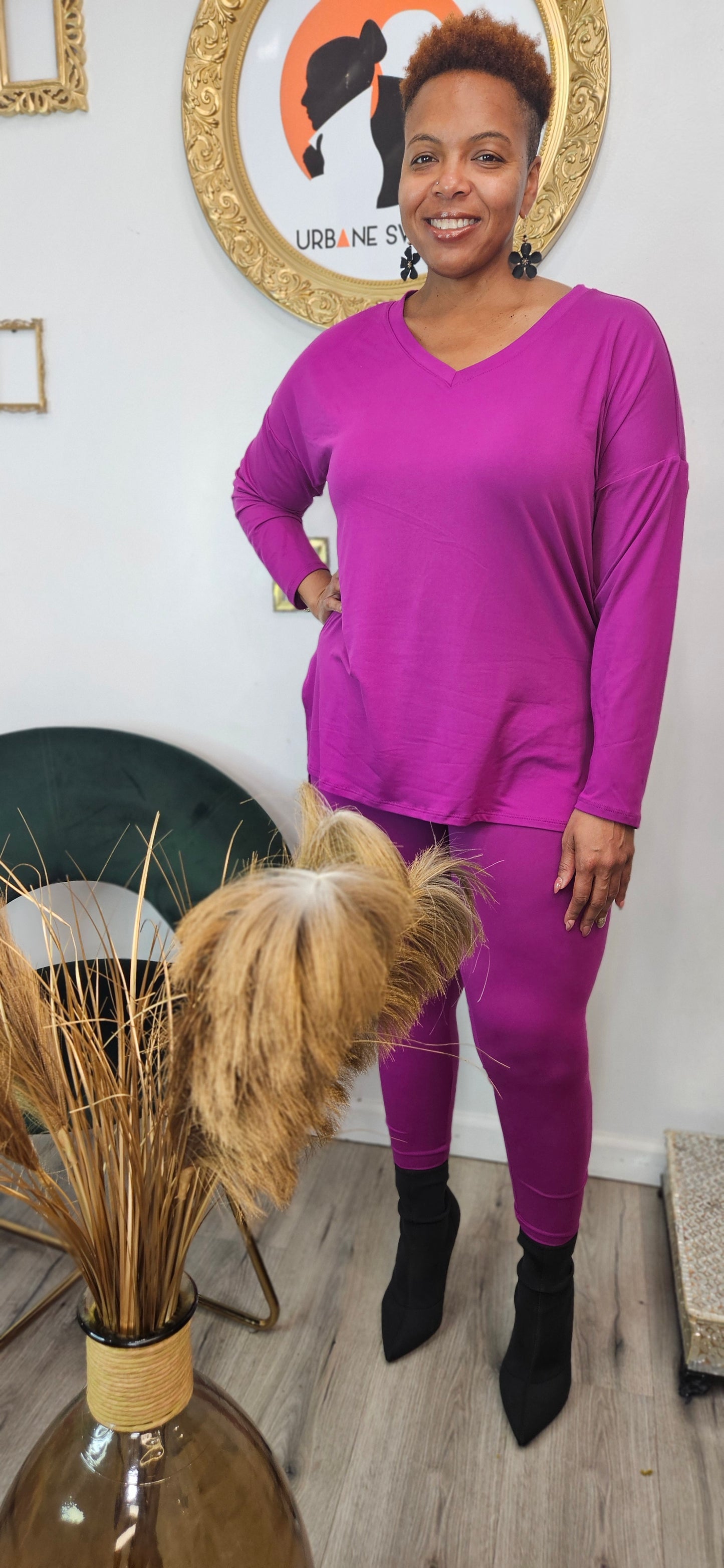 Be Careful With Me Stretch Lounge Set