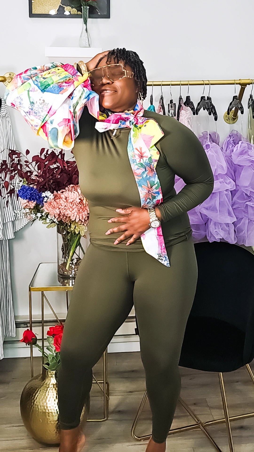 Monica One Sleeve Balloon Top