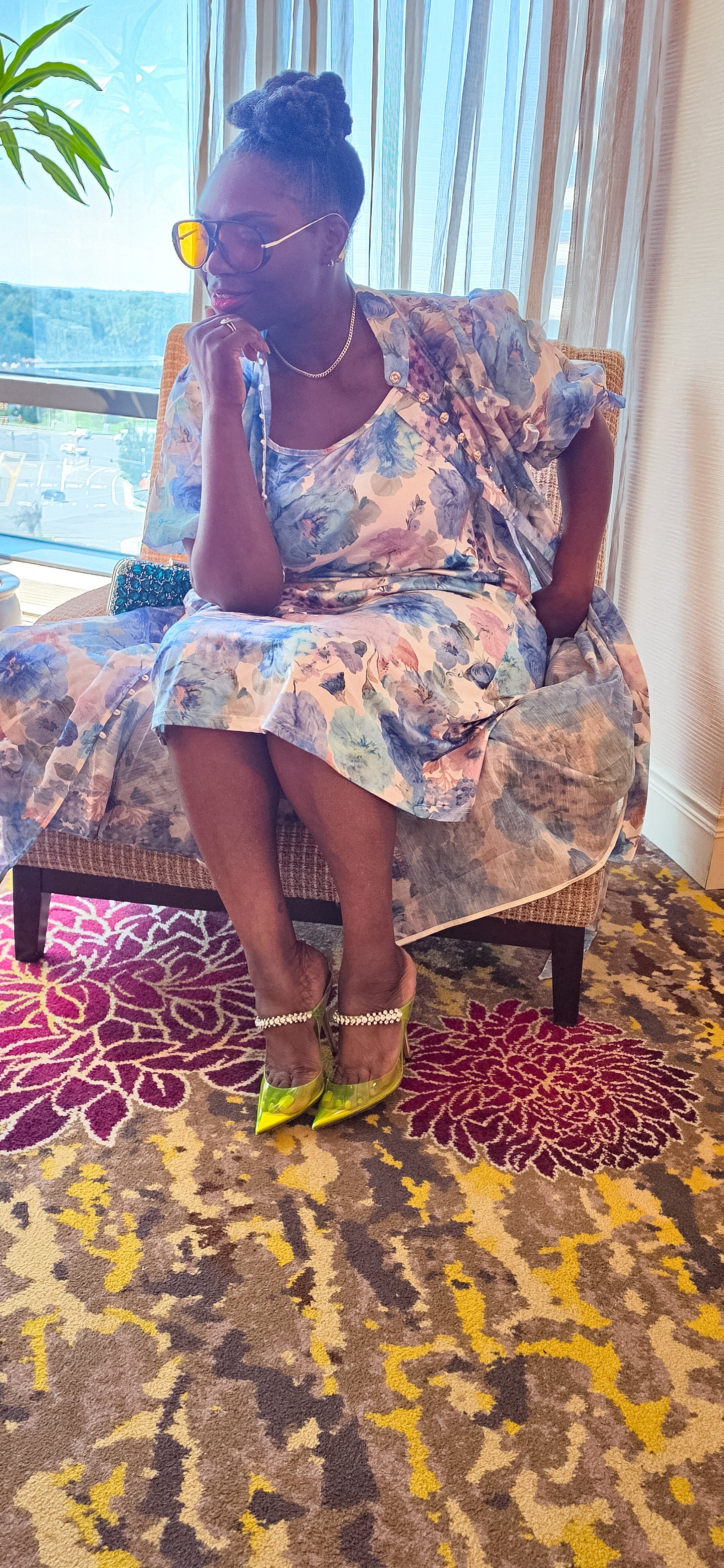 Botanical Dress w Jacket