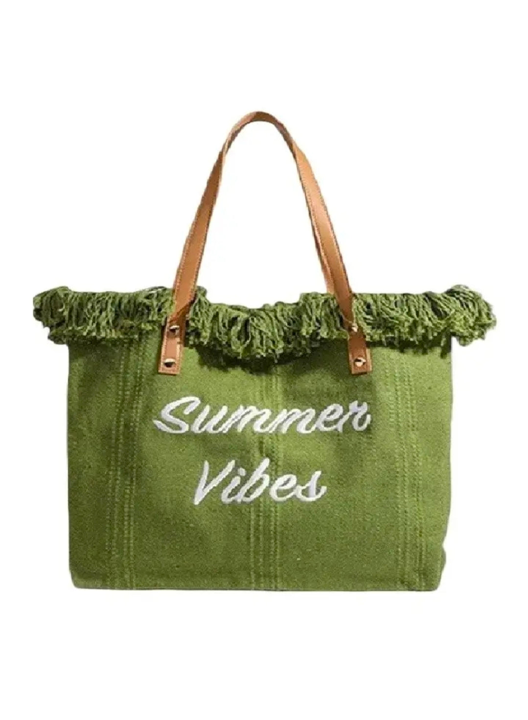 Summer Vibes Canvas Tote Bag