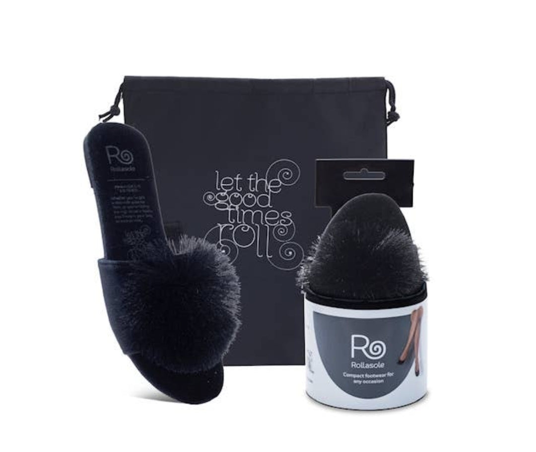Give Me Peace Slippers with duster bag