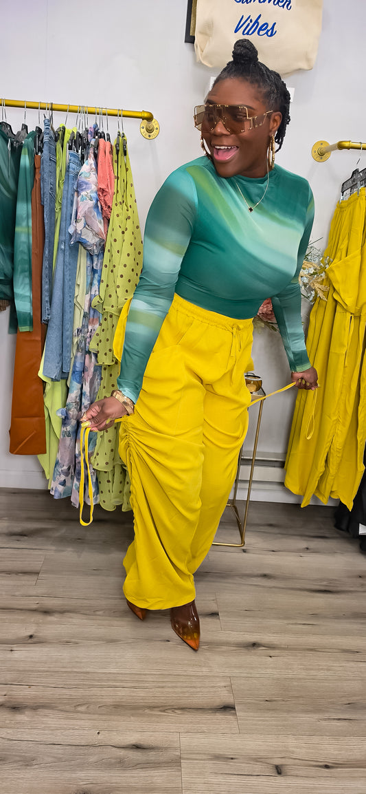 Loose Marbles Sheer Top