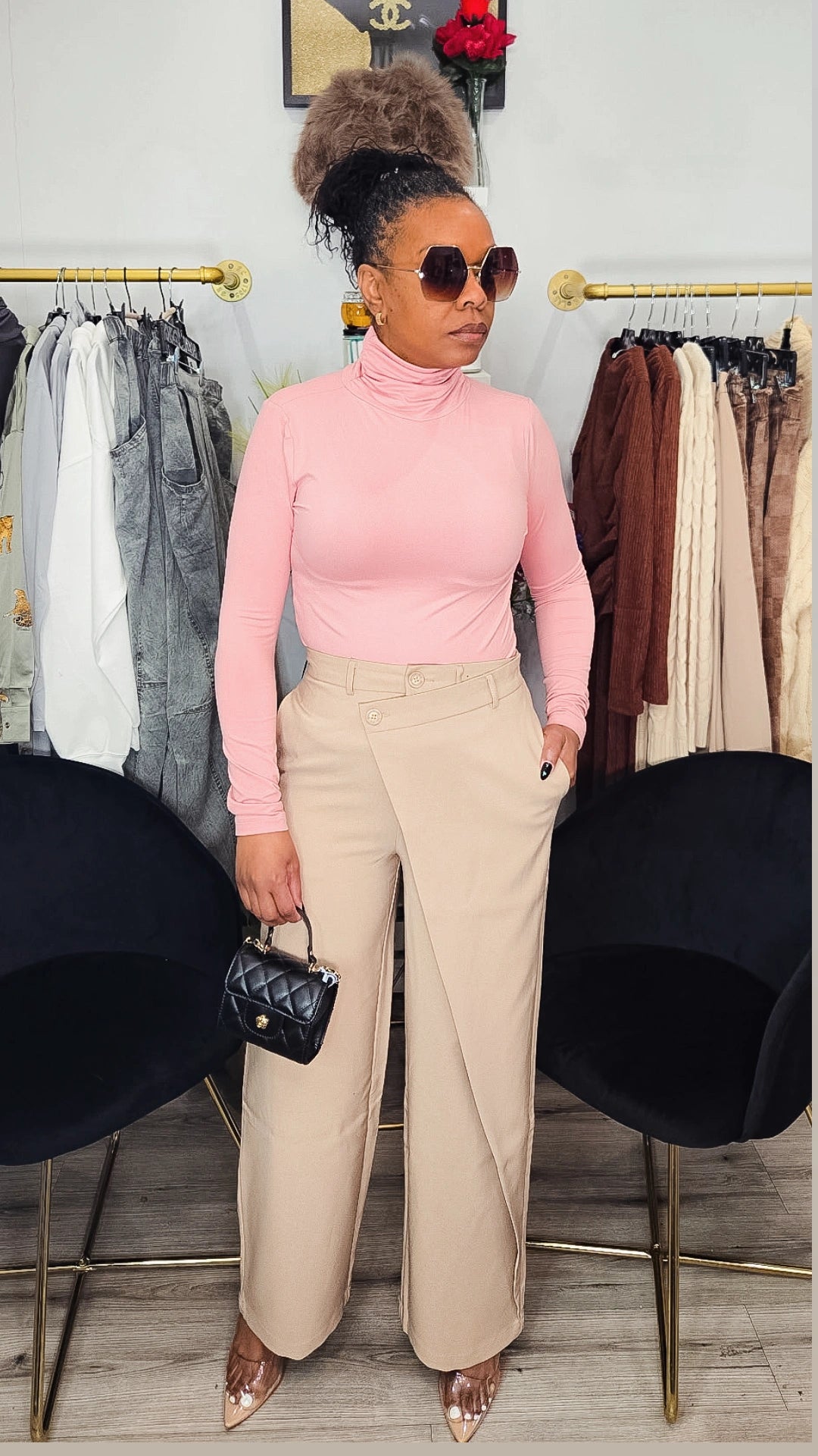 Jessy Asymmetrical Wrap Pant