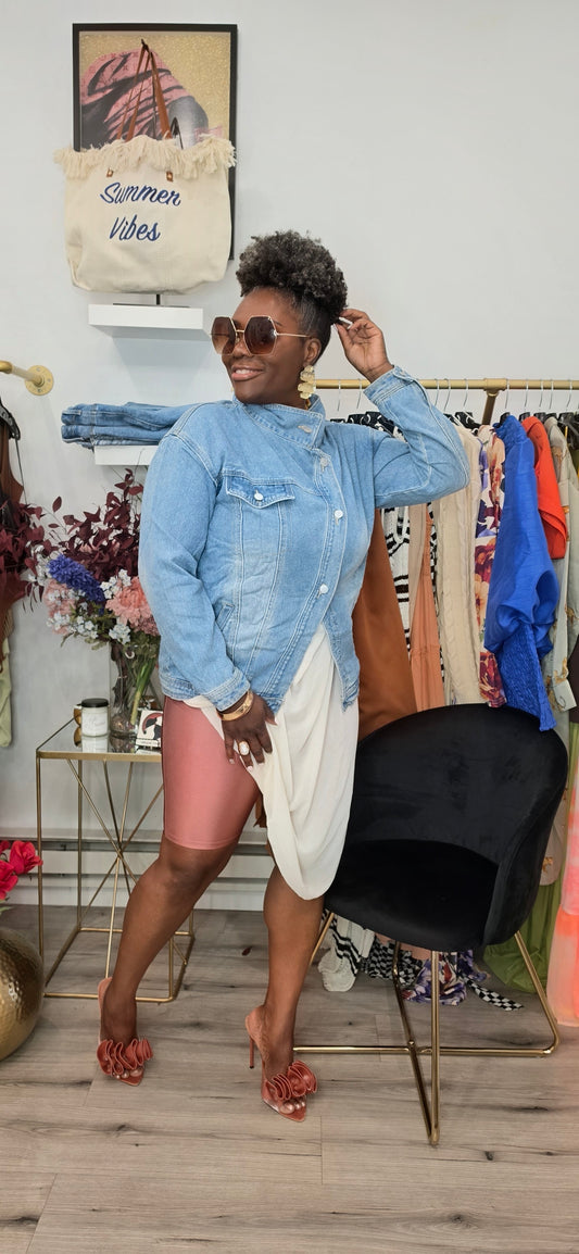 Side Piece Denim Jacket