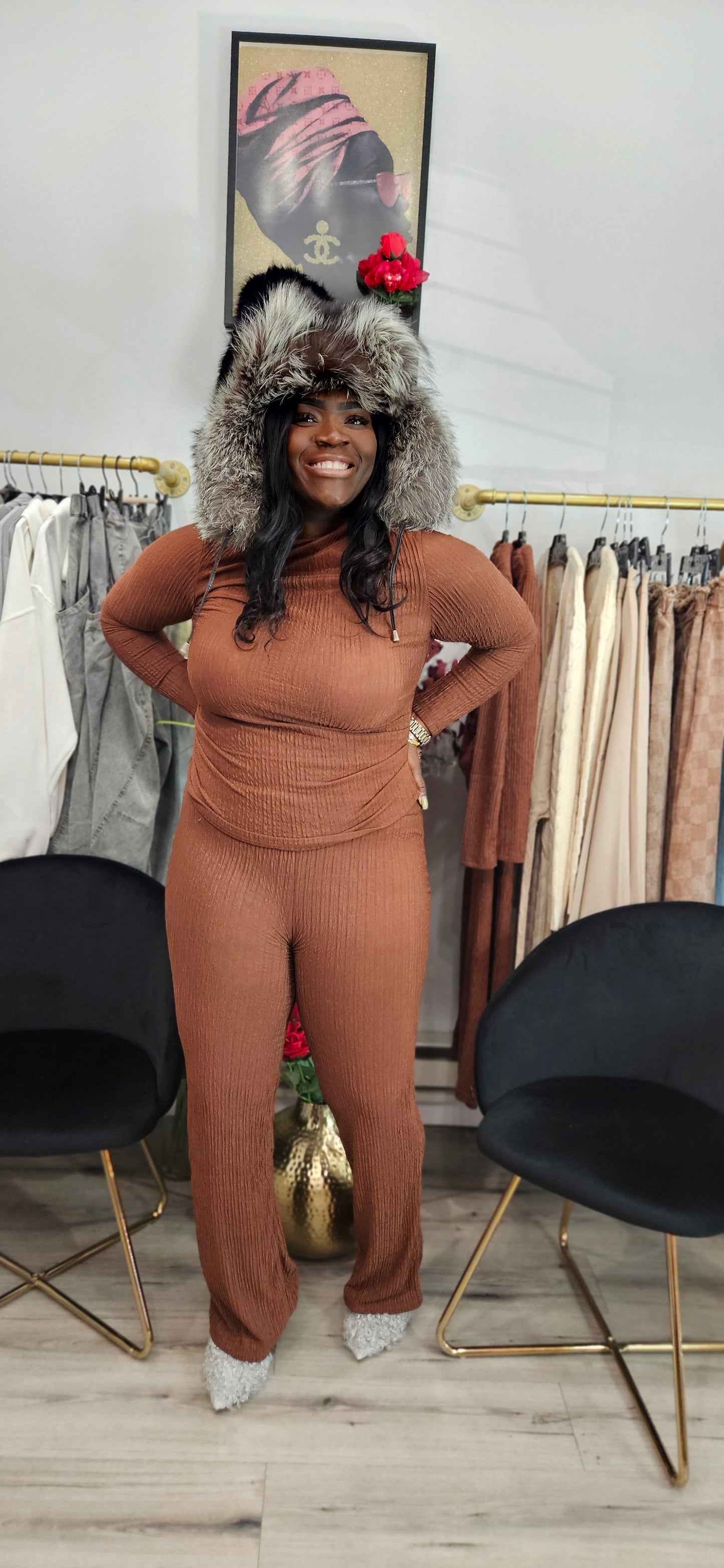 Seduction Ribbed Pant Set