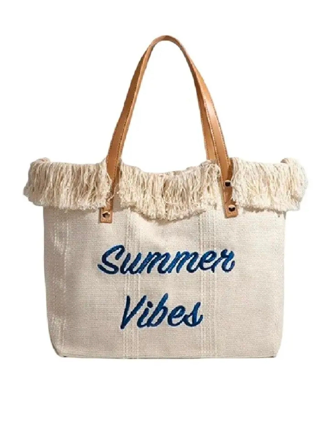 Summer Vibes Canvas Tote Bag