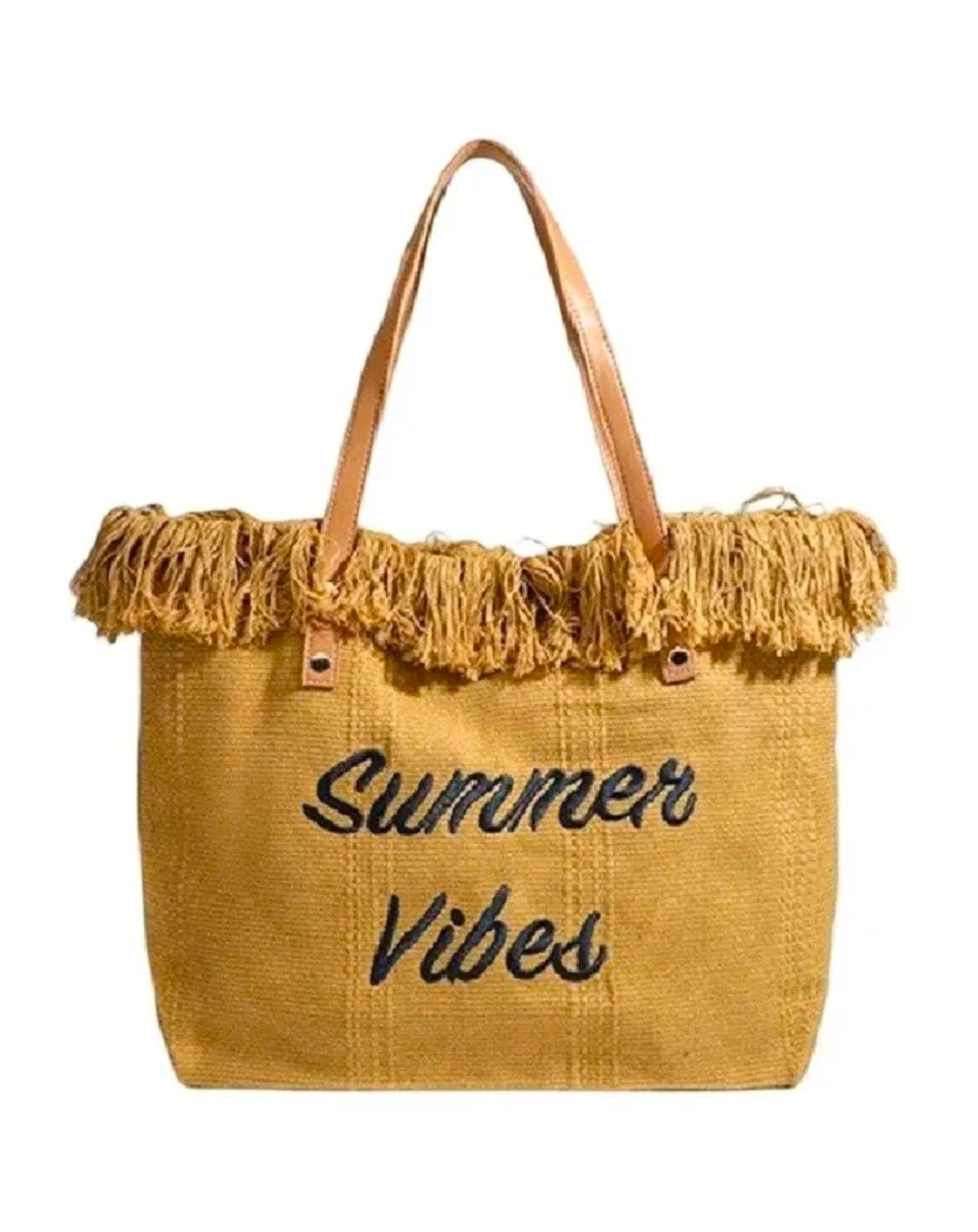 Summer Vibes Canvas Tote Bag