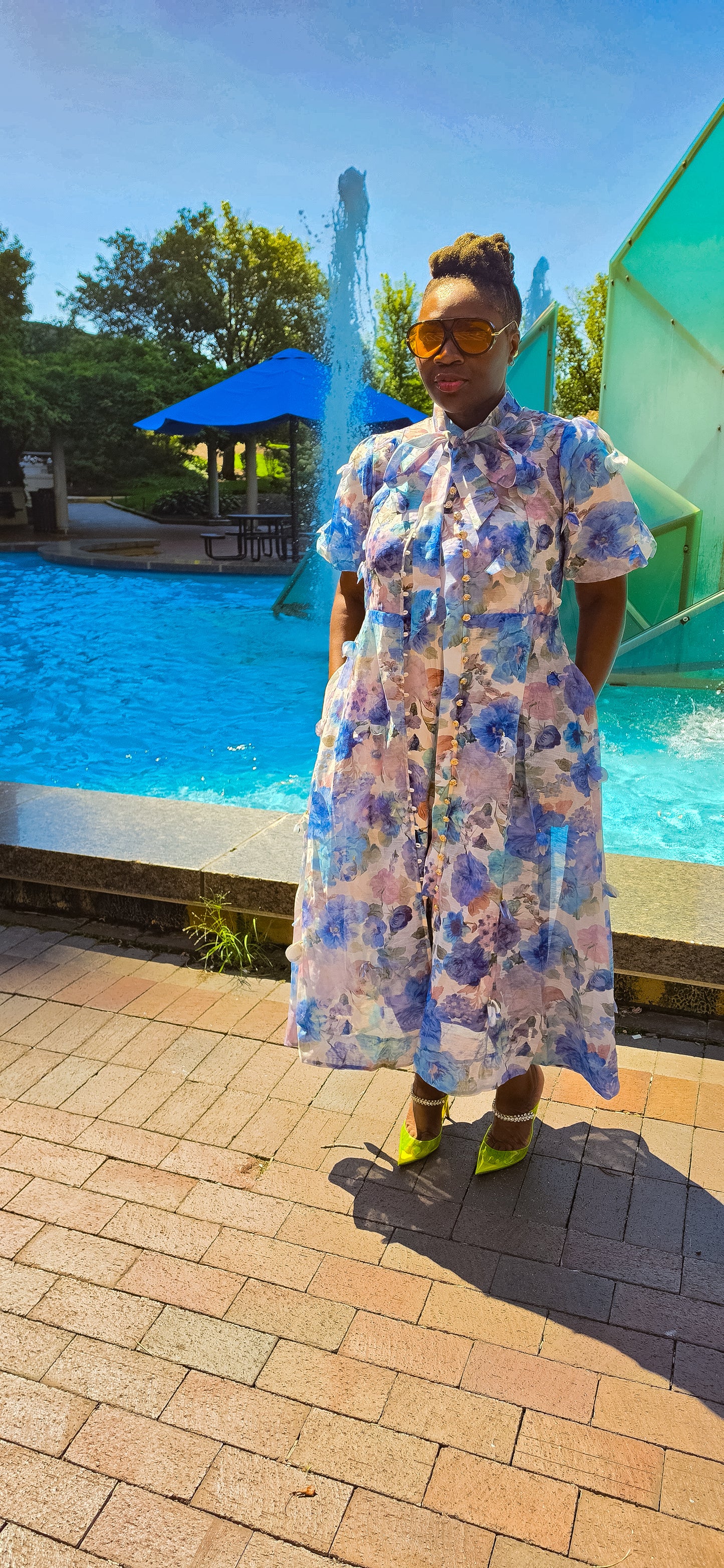 Botanical Dress w Jacket